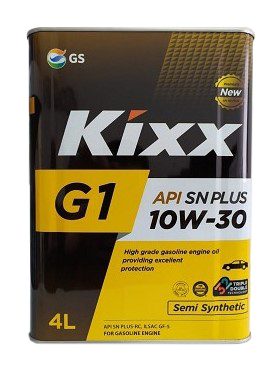 Моторное масло KIXX G1 SN PLUS 10W30, 4л